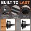 Yes4All Wall Mounted Weight Plate Holder – Fit 2inch Olympic Weight Plates, Protective Rubber Pad(B. Set Weight Plate Holder – (4pcs))