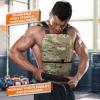 Yes4All Weight Vest Plate 5.75/8.75/14/ 19.75LB Pairs, Weighted plates for vest, Tactical Plate, Weight Plate with Curved Ergonomic Design for Running, Heavy Workout(UPGRADED – Moss Camo)