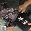 Yes4All Weight Vest Plate 5.75/8.75/14/ 19.75LB Pairs, Weighted plates for vest, Tactical Plate, Weight Plate with Curved Ergonomic Design for Running, Heavy Workout(F. UPGRADED – 20lbs- Vest with Plate – Black Camo)