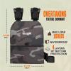 Yes4All Weight Vest Plate 5.75/8.75/14/ 19.75LB Pairs, Weighted plates for vest, Tactical Plate, Weight Plate with Curved Ergonomic Design for Running, Heavy Workout(UPGRADED – Black Camo)