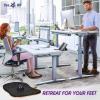 Yes4All Wobble Balance Board for Standing Desk/Anti-Fatigue Office Foam Pad – Standing Desk Mats, Rocker Board, Office Accessories, Wobble Board With Massage Ball(Upgraded Ver – Massage Roller Ball)