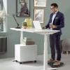 Yes4All Wobble Balance Board for Standing Desk/Anti-Fatigue Office Foam Pad – Standing Desk Mats, Rocker Board, Office Accessories, Wobble Board With Massage Ball(Standard Ver)