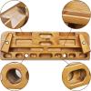 Yes4All Wooden Hang Board/Climbing Board for Doorway – Hand Strengthener Equipment for Training Finger, Grip and Pull Up(A. Espresso – Upgraded)