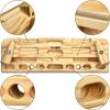 Yes4All Wooden Hang Board/Climbing Board for Doorway – Hand Strengthener Equipment for Training Finger, Grip and Pull Up(B. Natural – Upgraded)