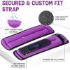 Yes4All Wrist & Ankle Weights Pair 1lb -10lbs, Adjustable Strap for Walking, Jogging, Pilates, Gym Fitness Workout for Women, Men(B. 3Lbs Pair (1.5lb x 2) – Purple)