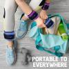 Yes4All Wrist & Ankle Weights Pair 1lb -10lbs, Adjustable Strap for Walking, Jogging, Pilates, Gym Fitness Workout for Women, Men(C. 4Lbs Pair (2lb x 2) – Blue)