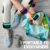 Yes4All Wrist & Ankle Weights Pair 1lb -10lbs, Adjustable Strap for Walking, Jogging, Pilates, Gym Fitness Workout for Women, Men(D. 5Lbs Pair (2.5lb x 2) – Green)