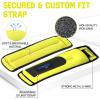 Yes4All Wrist & Ankle Weights Pair 1lb -10lbs, Adjustable Strap for Walking, Jogging, Pilates, Gym Fitness Workout for Women, Men(E. 6Lbs Pair (3lb x 2) – Lime)