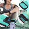 Yes4All Wrist & Ankle Weights Pair 1lb -10lbs, Adjustable Strap for Walking, Jogging, Pilates, Gym Fitness Workout for Women, Men(I. Combo Wrist Weight (2.5lbs x2) + Dumbbell (5lbs x 2) – Green)