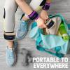 Yes4All Wrist & Ankle Weights Pair 1lb -10lbs, Adjustable Strap for Walking, Jogging, Pilates, Gym Fitness Workout for Women, Men(J. (1lb x2) Beige & (2lb x2) Blue)