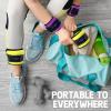 Yes4All Wrist & Ankle Weights Pair 1lb -10lbs, Adjustable Strap for Walking, Jogging, Pilates, Gym Fitness Workout for Women, Men(K. (1.5lb x2) Purple & (3lb x2) Lime)
