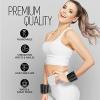 Yes4All Wrist & Ankle Weights Pair, Adjustable Silicone Ankle weights for Women Men Home Gym Workout, Yoga, Dance, Cardio, Pilates, Aerobics, Walking and Running(B. Charcoal – (1lbs x2))