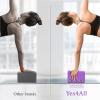 Yes4All Yoga Blocks 2 Pack Wrist Support, Comfort, and Grip Strength, Support for Balance Fitness and Exercise, EVA Foam Blocks Pilates Yoga Brick Yoga Accessories(A. Lavender)