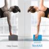 Yes4All Yoga Blocks 2 Pack Wrist Support, Comfort, and Grip Strength, Support for Balance Fitness and Exercise, EVA Foam Blocks Pilates Yoga Brick Yoga Accessories(B. Marlin Blue)