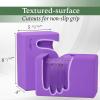Yes4All Yoga Blocks 2 Pack Wrist Support, Comfort, and Grip Strength, Support for Balance Fitness and Exercise, EVA Foam Blocks Pilates Yoga Brick Yoga Accessories(A. Lavender)
