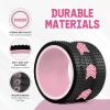 Yes4All Yoga Wheel Roller, 500 lb Capacity Back Cracker Roller for Comfort HIPS & Neck, Available in 6”/10”/12” Sizes(6 Inches – Pink)