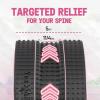 Yes4All Yoga Wheel Roller, 500 lb Capacity Back Cracker Roller for Comfort HIPS & Neck, Available in 6”/10”/12” Sizes(6 Inches – Pink)