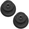 Yes4All 1.15 Inch Cast Iron Weight Plate – Ideal for Dumbbell Handle, Strength Training & Weightlifting (Set) – 1.25 + 2.5 + 5 +10lbs – Pair (Set of 8)