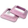 Yes4All 2-in-1 Adjustable Aerobic Step Platform Fitness Exercise Stepper with Rocker Balance Board Legs for Home Workout, Step Exercise & Balance Training(Pastel Pink – One Pair)