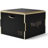 Yes4All 3 In 1 Wooden Plyo Box, Plyometric Box Platform For Jump Training, Jump Boxes For Home Gym Exercise And Outdoor Workout(A. Black)