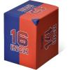 Yes4All 3-in-1 Soft-Padded Plyo Box With Wooden Core, Non-Slip Multi-Use Cushioned Plyometric Jump Box with Vinyl Cover for Jumping, Conditioning, Strength Training(B. Basketball Version- Black)