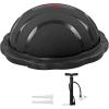 Yes4All 880LBS Half Ball Balance Trainer, Pilates Balance & Stability Ball for Exercises, Home Gym, Floor & Full Body Workouts(A. Matte Black)