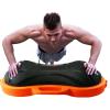 Yes4All 880LBS Half Ball Balance Trainer, Pilates Balance & Stability Ball for Exercises, Home Gym, Floor & Full Body Workouts(D. Half Peanut Pro Version – Black/Orange)
