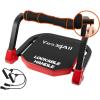Yes4All Ab Crunch Machine For Total Body & Core Abdominal, Situp Lockable With Ergonomic Foam Handle & 2 Resistance Bands(Red & Black)