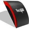 Yes4All Abdominal Exercise Pads, Foldable Ab Workout Equipment for Home Gym Core Training & Back Stretching, Sit Up Mat for Floor Exercises(C2. Red)