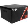 Yes4All Adjustable Soft Plyo Box, Jumping Trainer – For Plyometric Exercises and Conditioning, Multiple Height Variations(F. Black – 18″)