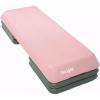 Yes4All Adjustable Workout Aerobic Exercise Step Platform Health Club Size with 4 Adjustable Risers Included and Extra Risers Options(F. Pink/Grey)