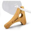 Yes4All Deadlift Jack/Barbell Stand – Holds 600lb Barbell Plates for Deadlift Exercise, Squat Wedge for Squat/Weight Training(Wooden)