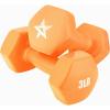 Yes4All Dumbbell Vinyl Coated – 3 lbs – Blazing Orange – Pair