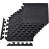 Yes4All Heavy Duty 100% High Density Rubber Floor Tiles Interlocking Mat(Grey)
