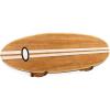 Yes4All Heavy Duty Steel Wall Mount Paddle Board Racks, Surfboard Holder, Suitable for Both Indoor and Outdoor Storage(A. Wooden Surfboard Holder)