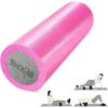 Yes4All High-Density EPP Round Back Roller Foam, Exercise Foam Roller for Yoga, Pilates & Stretching – 12, 18, 24, 36 inch(‎18 Inches – Pink/Grey)