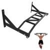 Yes4All Multi-Grip Wall Mount Pull-Up Bar, 16 Inches & 24 Inches Reversible Stud and Wall Compatibility Mounted Pull Up Bar Design, Solid Construction Strength Training(D. Multi-Grip)