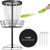 Yes4All PRO Disc Golf Basket, Heavy-Duty 24 Chain Portable Frisbee Golf Baskets Target Set for Professional Disc Golfer