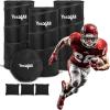 Yes4All Pop Up Defender, 3-Pack Basketball Youth Training Equipment, Portable Football Soccer Basketball Drill Defender(B. Black)