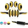 Yes4All, Premium Muscle Roller Stick/Combo With Foam Roller 24″ For Everyone – Advanced Massage Roller For Relief Muscle Soreness With Trigger Points, Travel Size, 4 Wheels(1. Yellow/Black)