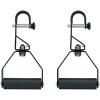Yes4All Rotating Pull Up Handles for Pull Up Bar/Pull Up Grips/Barbell handles with Non-Slip & Foam Pad Grips – Twist Motion for Strength Training Workout