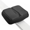 Yes4All Rowing Machine Seat Cushion Good with Non-Slip, Silicon Cooling Gel Seat Cover, Groove Design, Custom Fit Comfort, Black(A. Standard)
