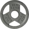 Yes4All Tri-Grip Handles Cast Iron Olympic Weight Plates, 2-Inch Weight Plates for Weight Lifting with Smooth and Durable Finish, Suitable for Strength Training Exercises (Single, Pair and Set)(B. 5LB (Single – Gray))