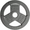 Yes4All Tri-Grip Handles Cast Iron Olympic Weight Plates, 2-Inch Weight Plates for Weight Lifting with Smooth and Durable Finish, Suitable for Strength Training Exercises (Single, Pair and Set)(C. 25LB (Single – Gray))