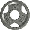 Yes4All Tri-Grip Handles Cast Iron Olympic Weight Plates, 2-Inch Weight Plates for Weight Lifting with Smooth and Durable Finish, Suitable for Strength Training Exercises (Single, Pair and Set)(A. 2.5LB (Single – Gray))