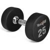 Yes4All Urethane Dumbbell with Anti-Slip Knurled Handle 5-50 LB for Muscle Building – Sold Individually(E. 25 Pounds)