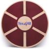 Yes4All Versatile Wooden Wobble Balance Board, Balance Trainer for Mobility Training, Standing Desk, Core Training, Exercise Balance Stability Trainer(E. Wooden Balance Board – Red)