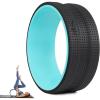 Yes4All Yoga Wheel Roller, 500 lb Capacity Back Cracker Roller for Comfort HIPS & Neck, Available in 6”/10”/12” Sizes(Black – Mint)