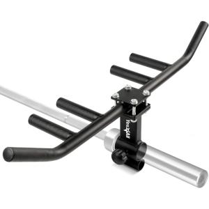 Yes4All 550LBS Multi-Grip Rowing Landmine Handle, T Bar LAT, Viking Press fits 1 & 2″ Bar Sturdy Design, Easy to Install(A. Multigrip Rowing Handle)