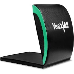 Yes4All Abdominal Exercise Pads, Foldable Ab Workout Equipment for Home Gym Core Training & Back Stretching, Sit Up Mat for Floor Exercises(B2. Mint)